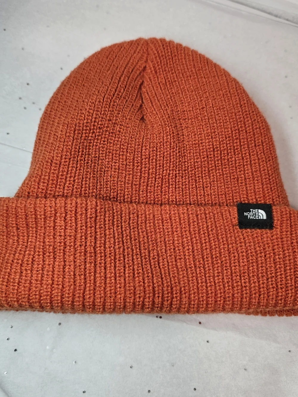 The North Face Kid's Orange Knit Beanie Hat Size  Small NWOT